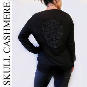 💀 Cashmere 100% Linen Knit Long Sleeve Top